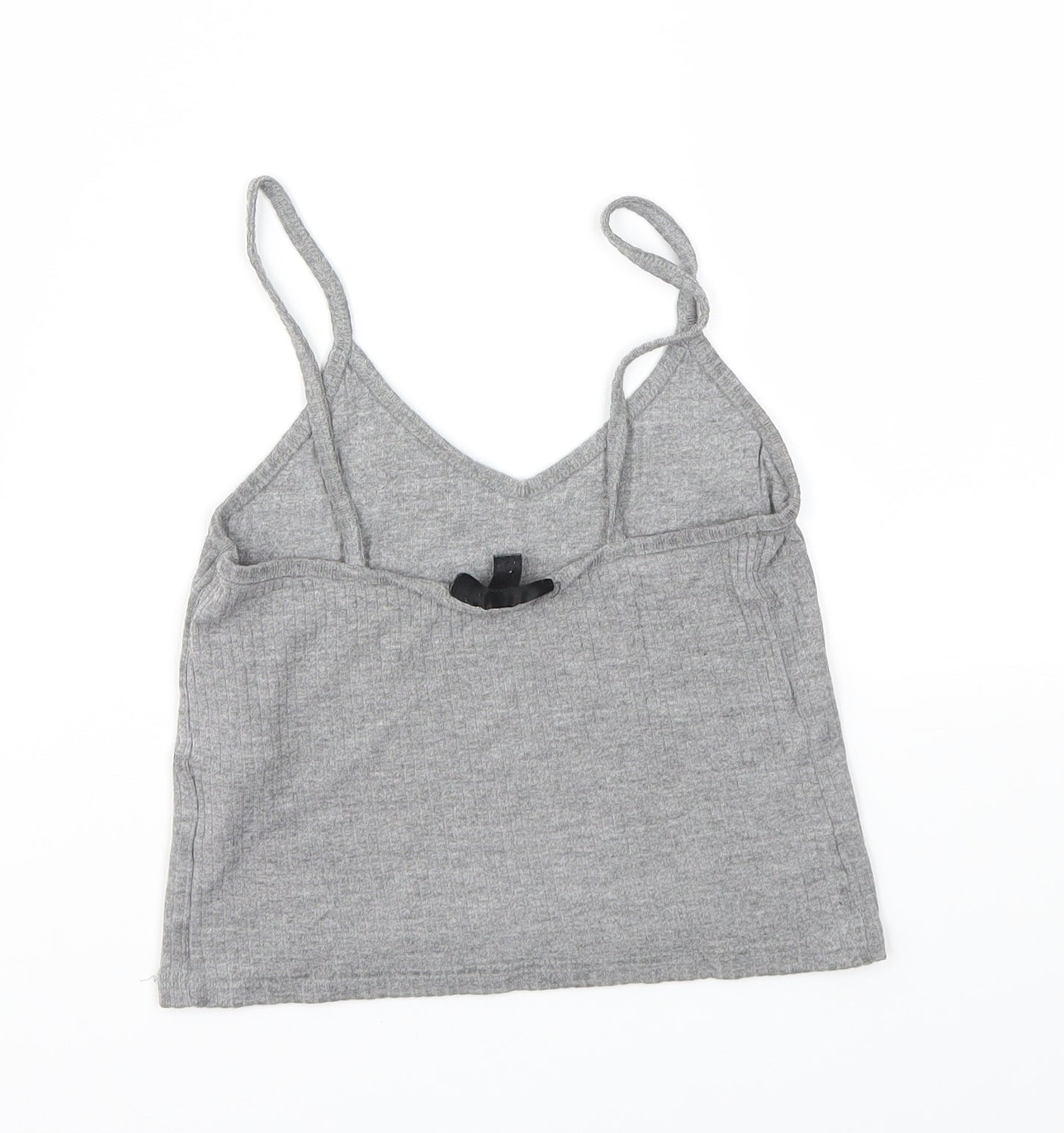 Topshop Womens Grey   Basic T-Shirt Size 6