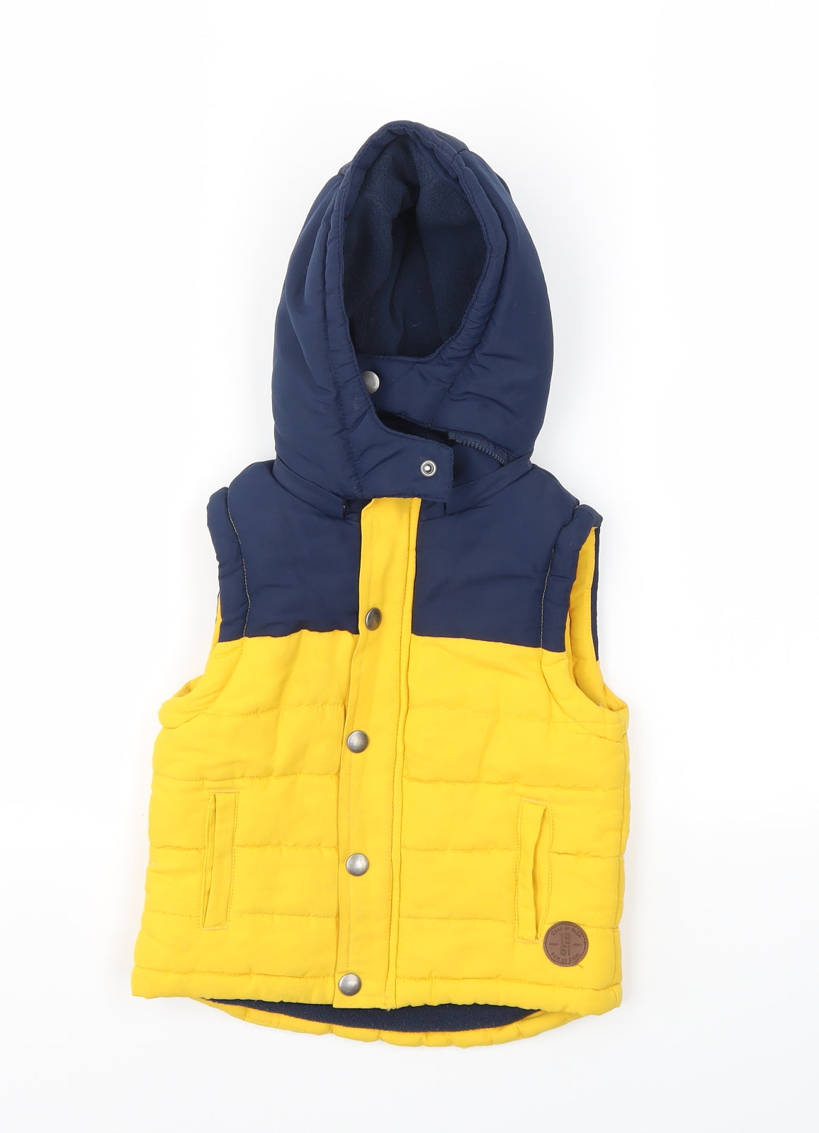 M Boys Yellow   Basic Coat Coat Size 2-3 Years