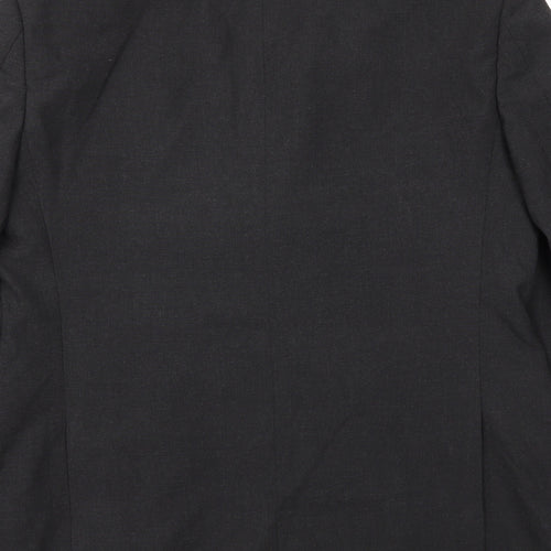 M&S Mens Black Houndstooth  Jacket Blazer Size 42