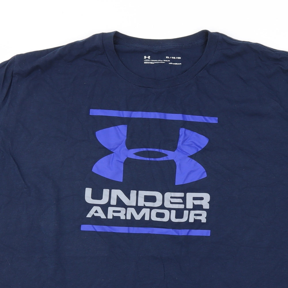 Under armour Mens Blue    T-Shirt Size XL