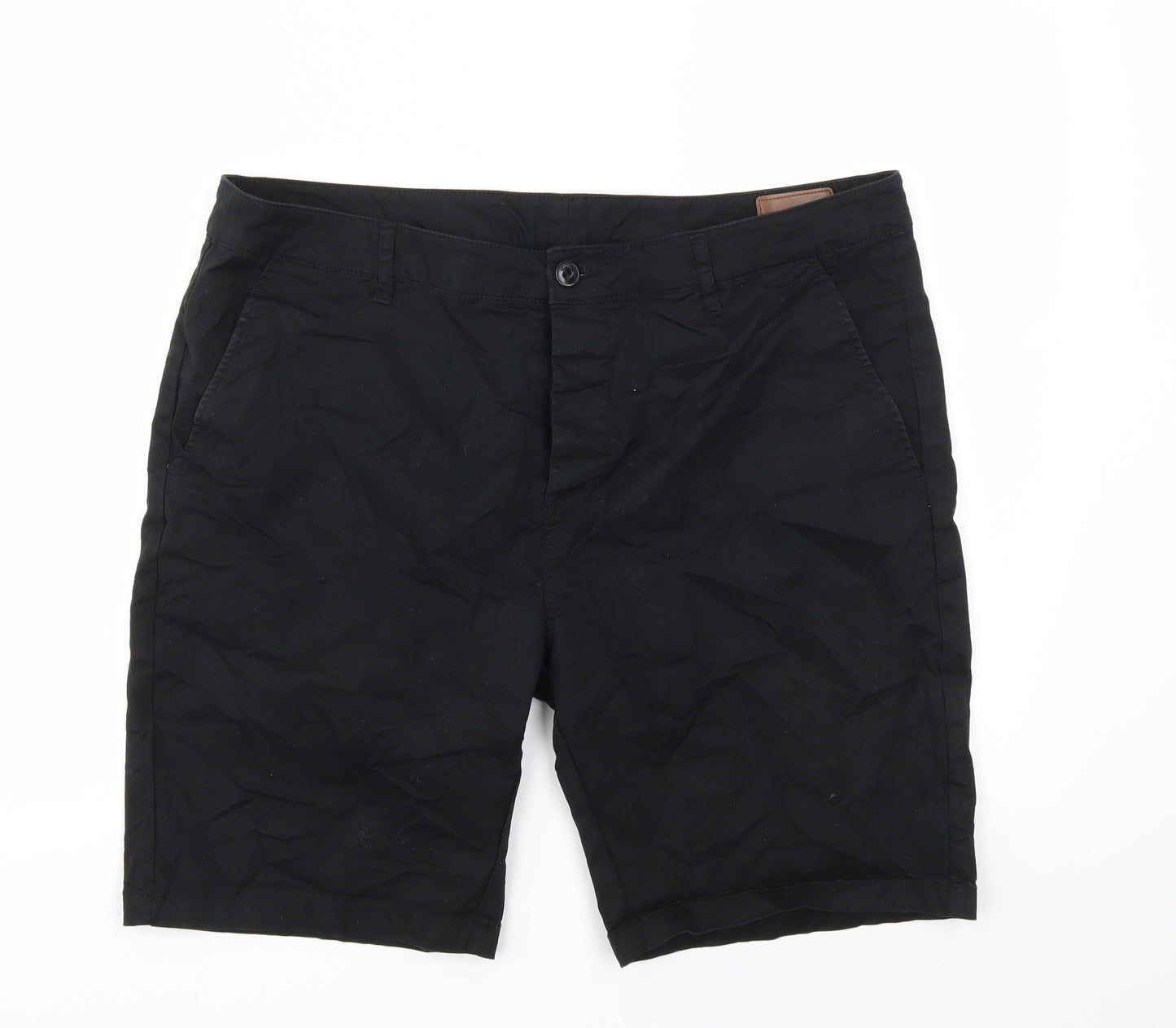 ASOS Mens Black   Chino Shorts Size 38 in