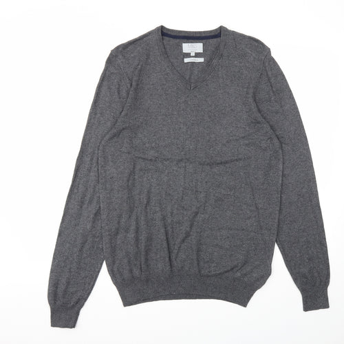 M&S Mens Grey   Pullover Sweatshirt Size S