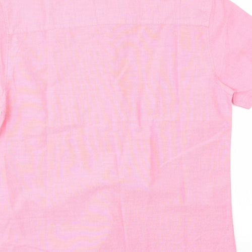 Matalan Mens Pink    Dress Shirt Size M