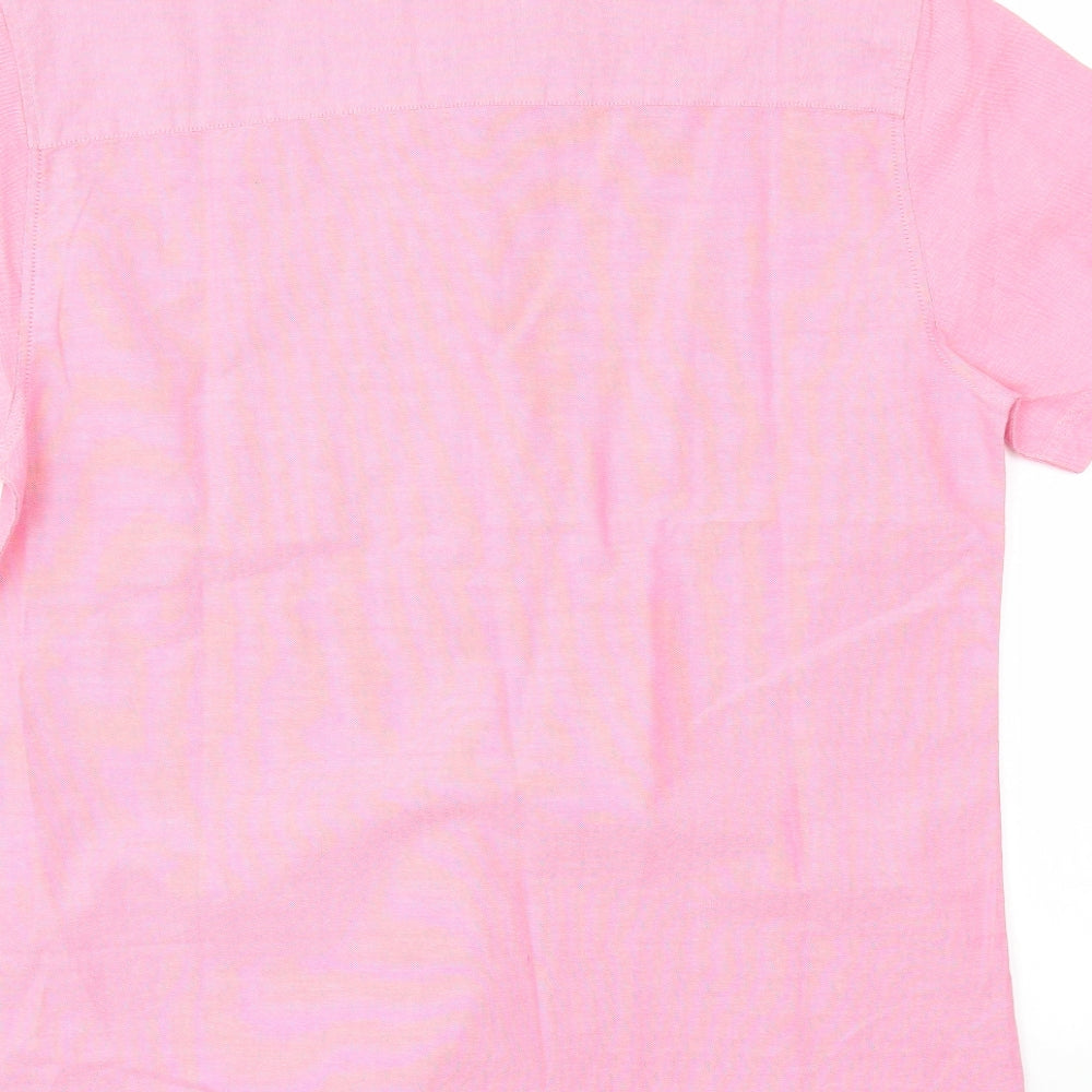 Matalan Mens Pink    Dress Shirt Size M
