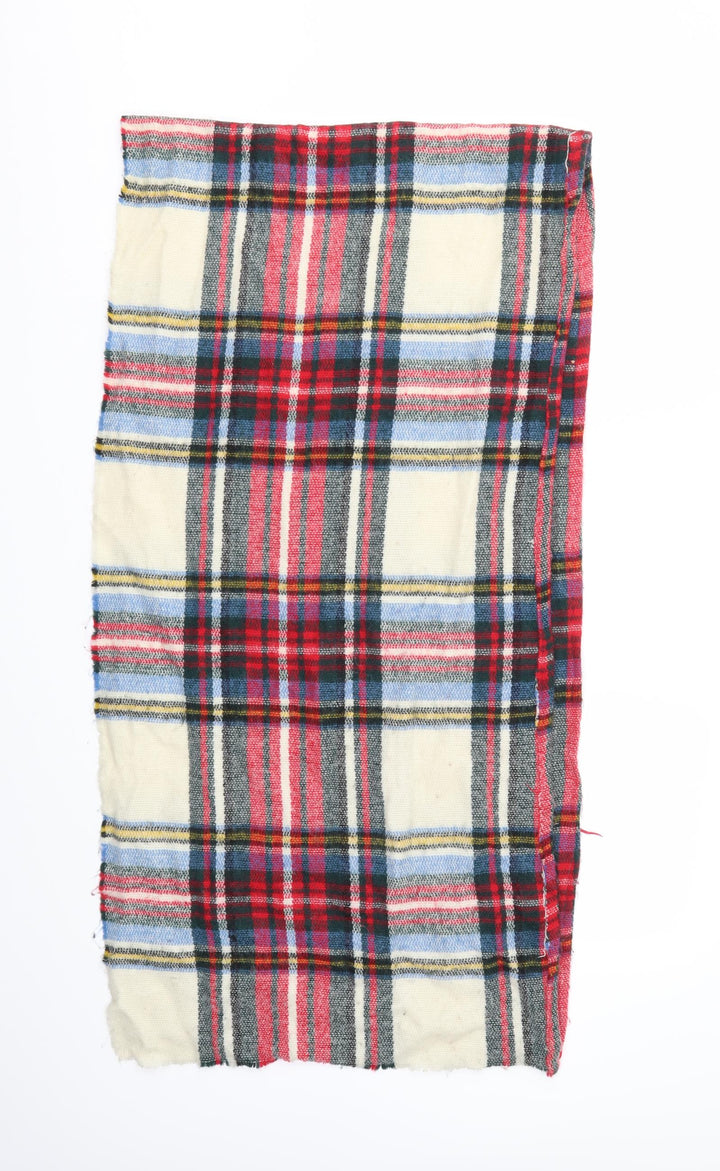 Preworn Womens Multicoloured Check Scarf