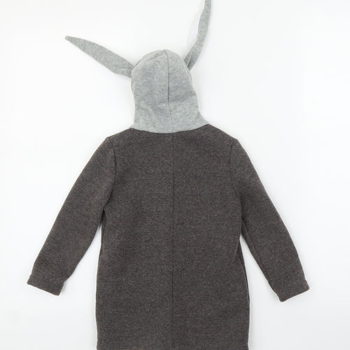 Preworn Girls Grey   Cardigan Jumper Size 18-24 Months