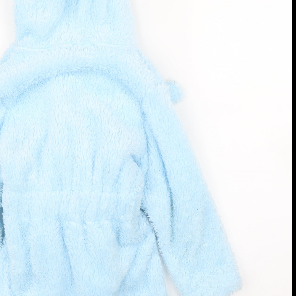 Matalan Girls Blue Solid  Capri Robe Size 4 Years  - Disney, Frozen