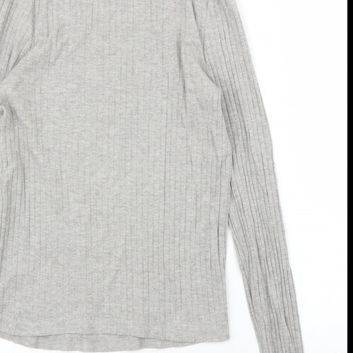 River Island Womens Grey   Basic T-Shirt Size 10