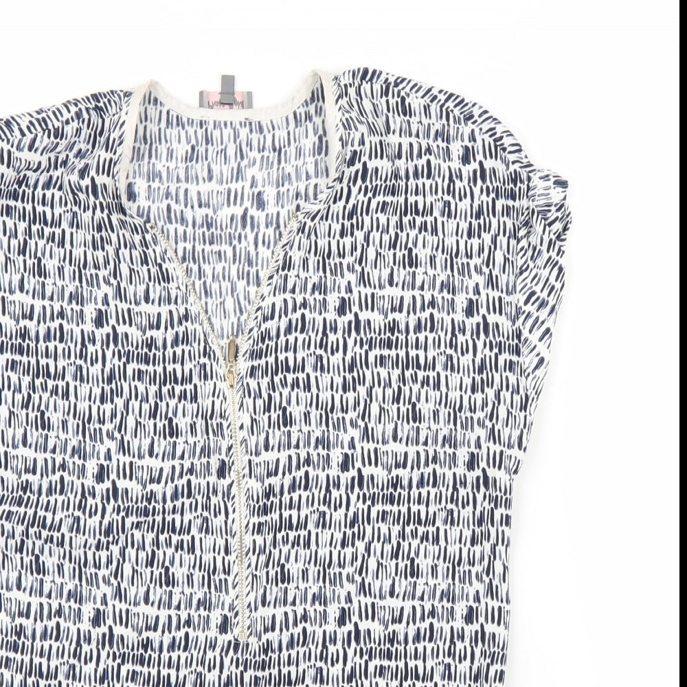 Phase Eight Womens Blue   Basic Blouse Size 8