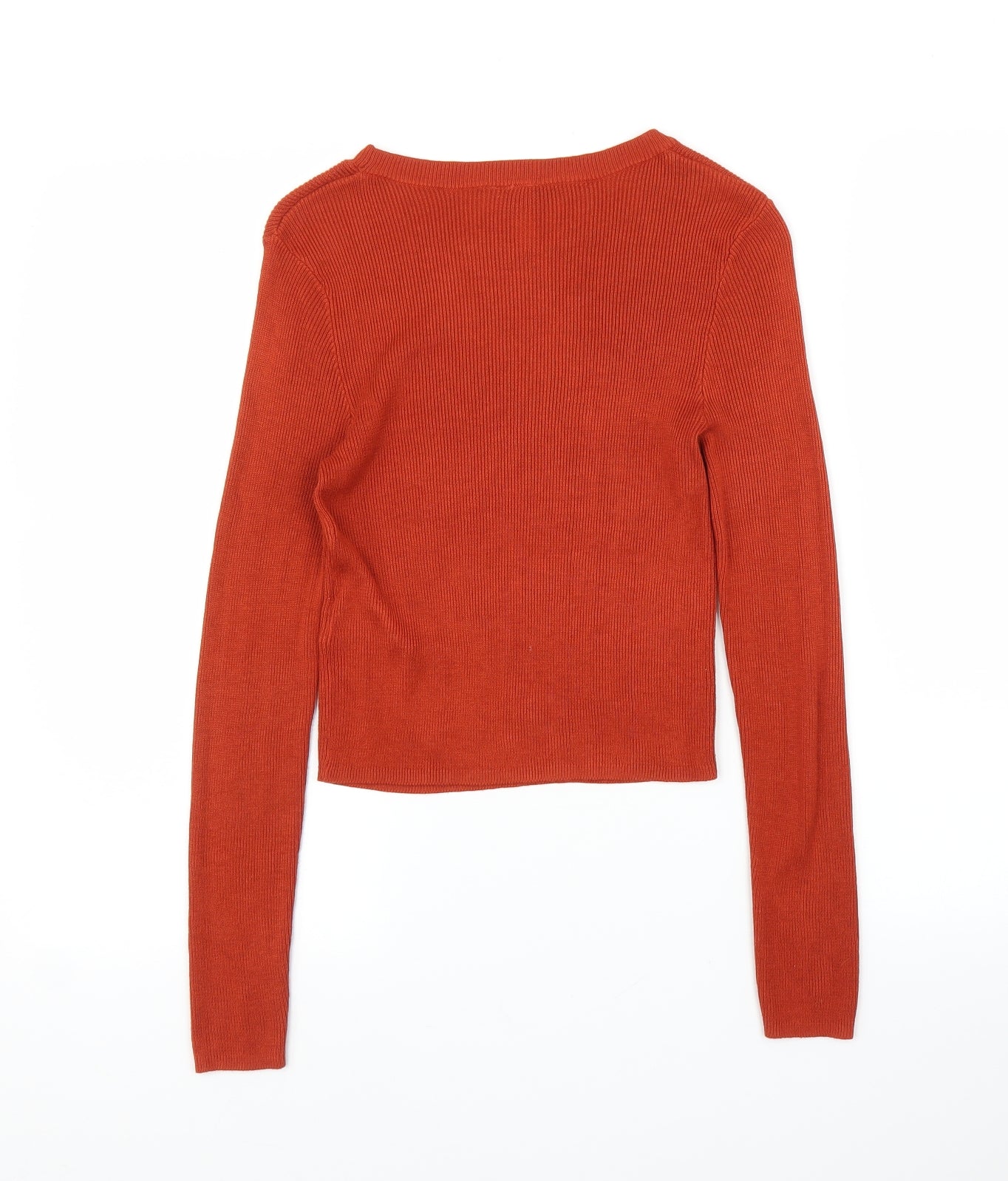 H&M Womens Orange   Basic Blouse Size S