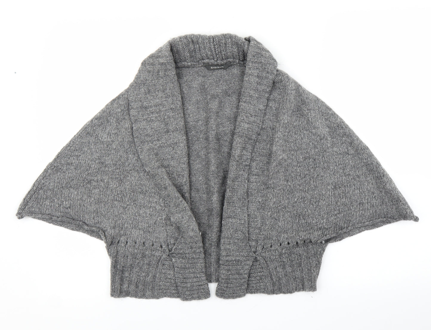 River Island Womens Grey   Cardigan Jumper Size S