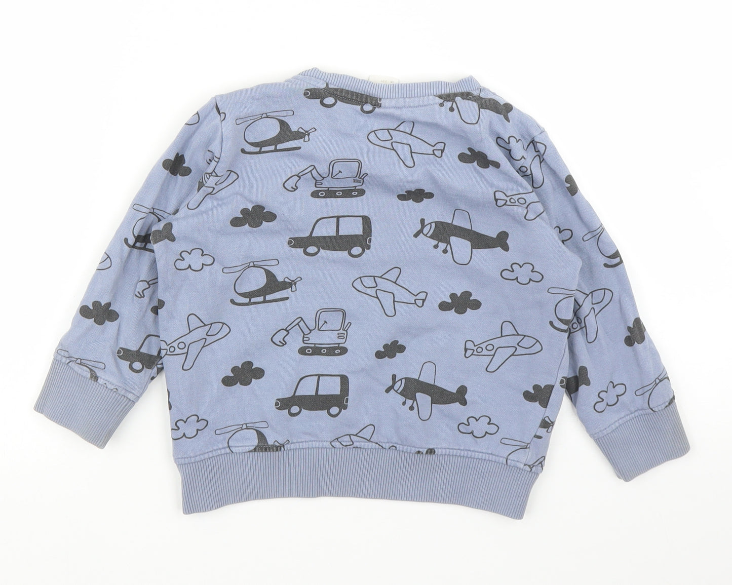 H&M Boys Blue   Pullover Jumper Size 2-3 Years