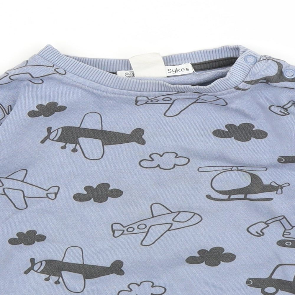 H&M Boys Blue   Pullover Jumper Size 2-3 Years