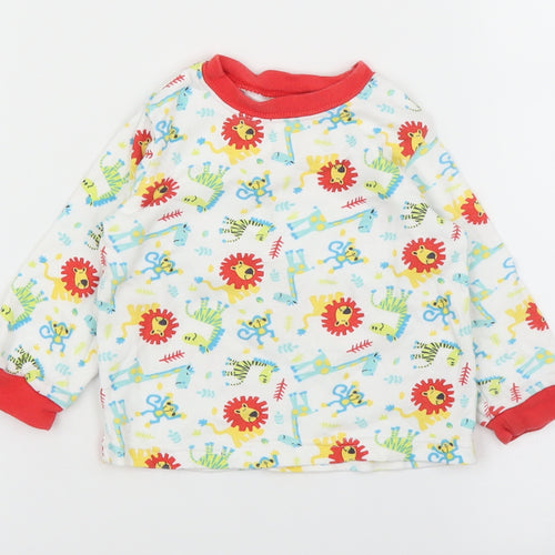 George Boys White   Basic T-Shirt Size 9-12 Months