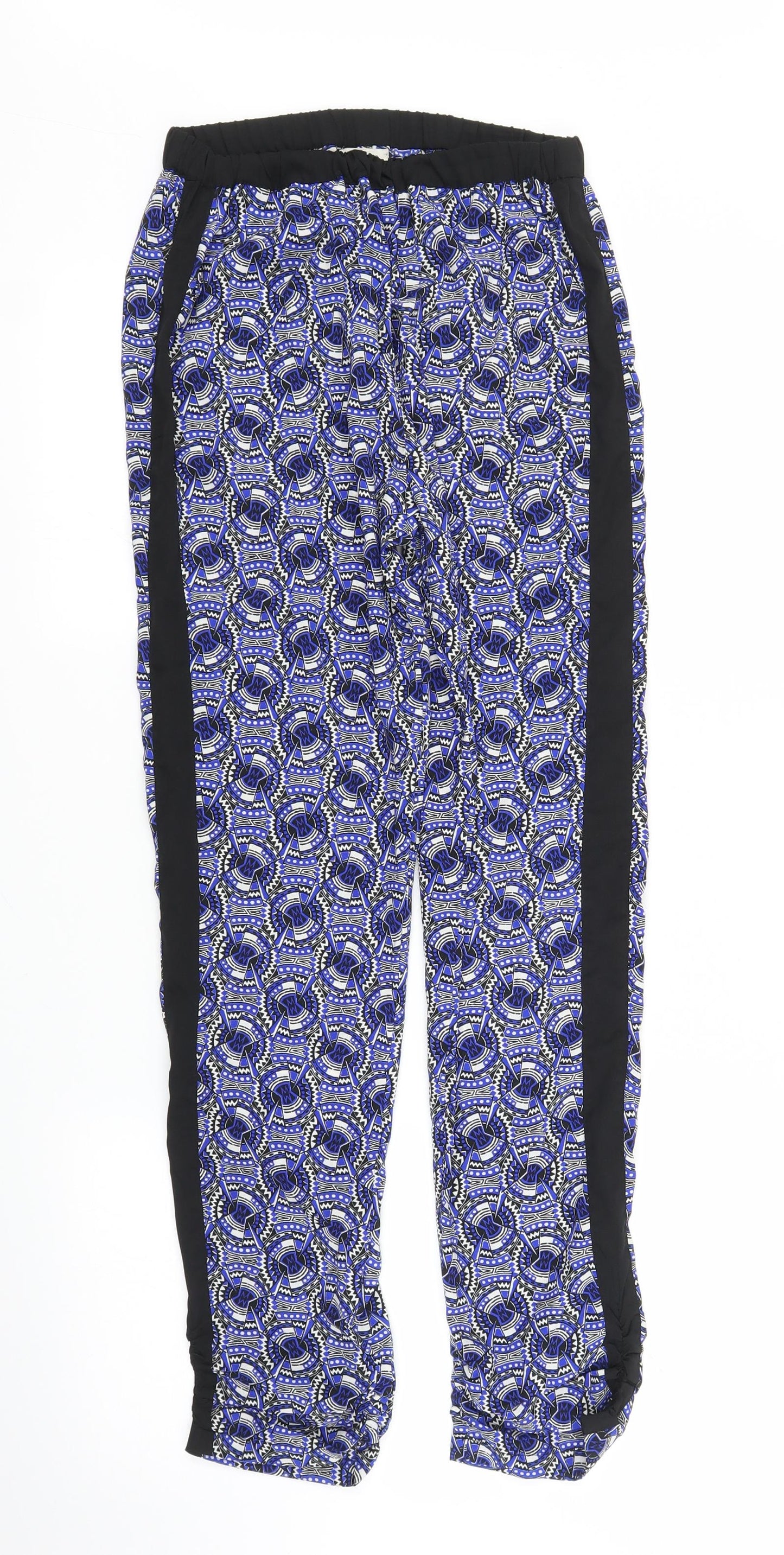 River Island Girls Blue Geometric  Bloomer Trousers Size 12 Years