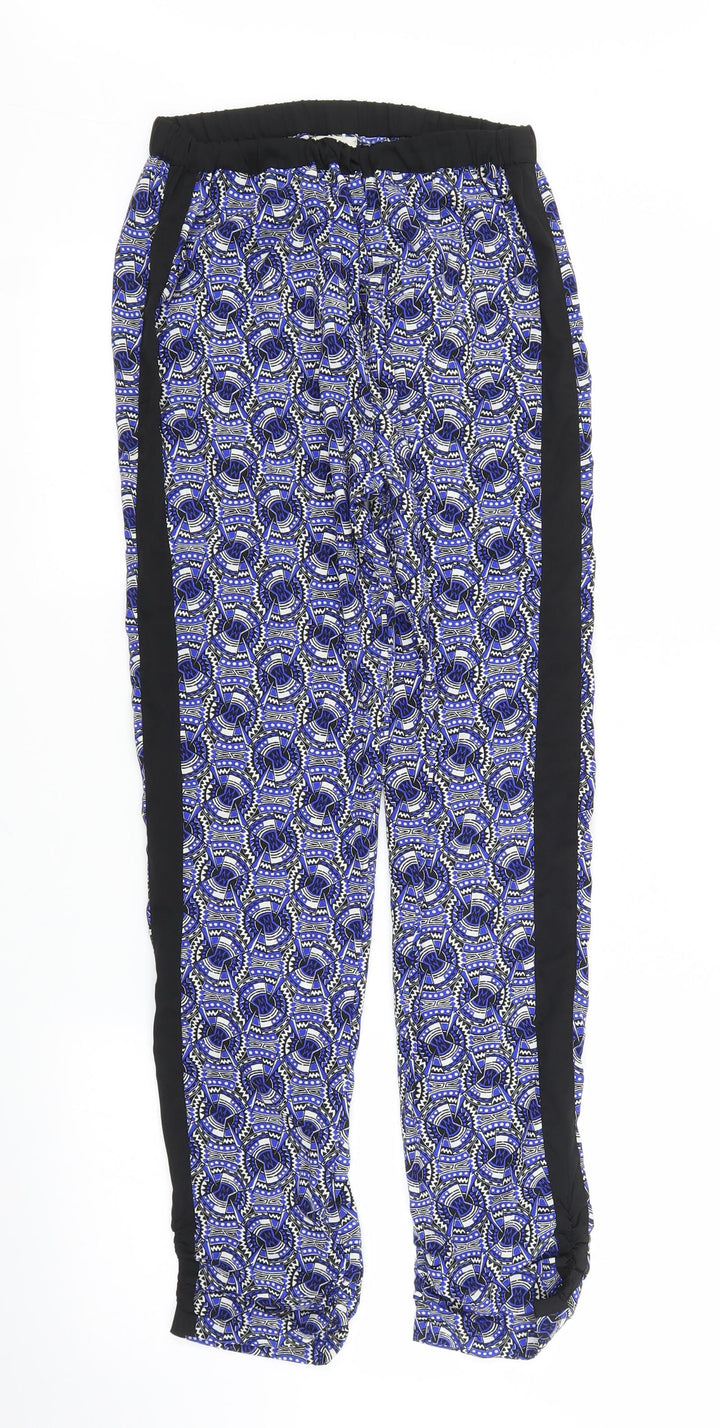 River Island Girls Blue Geometric  Bloomer Trousers Size 12 Years