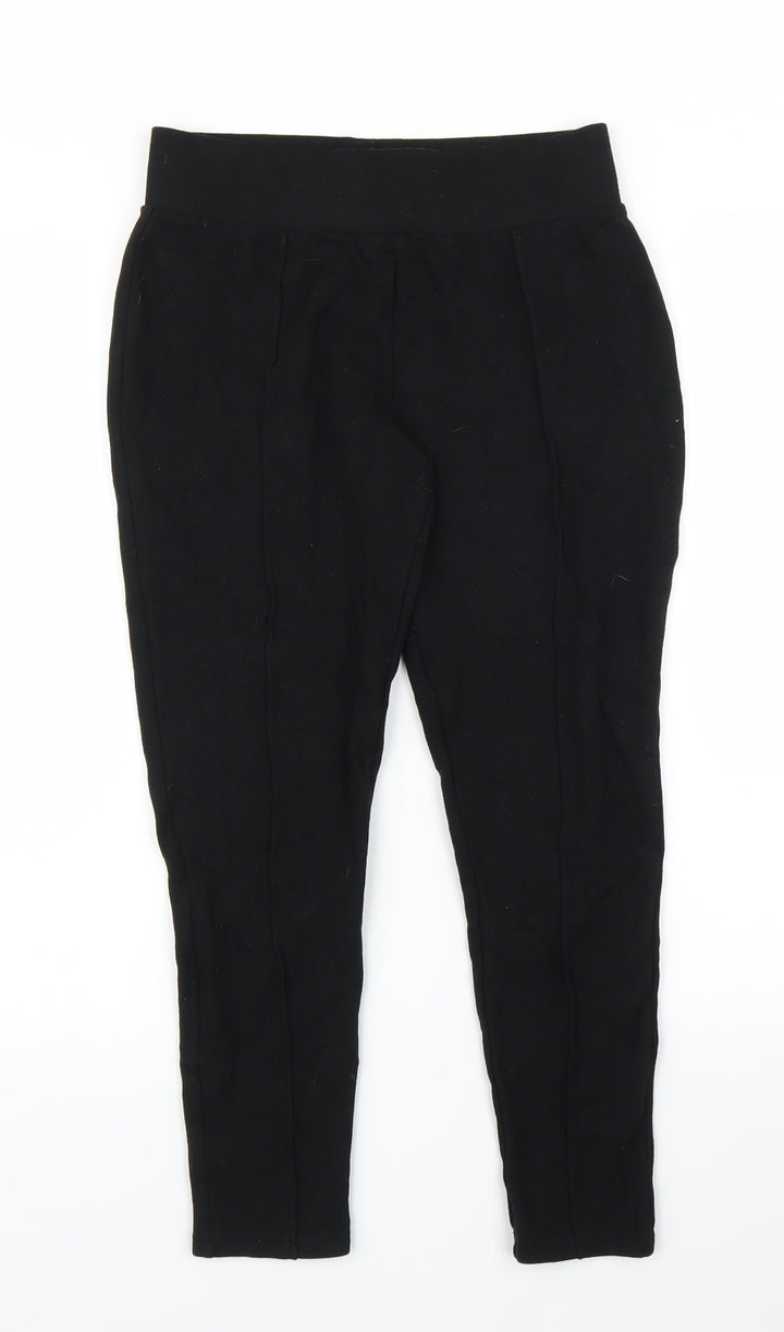 NEXT Womens Black Carrot Leggings Size 10 L21 in
