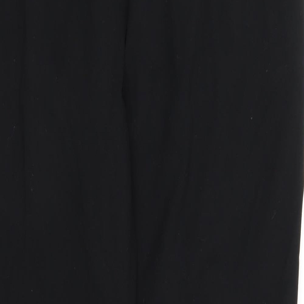H&M Womens Black   Trousers  Size 14 L26 in