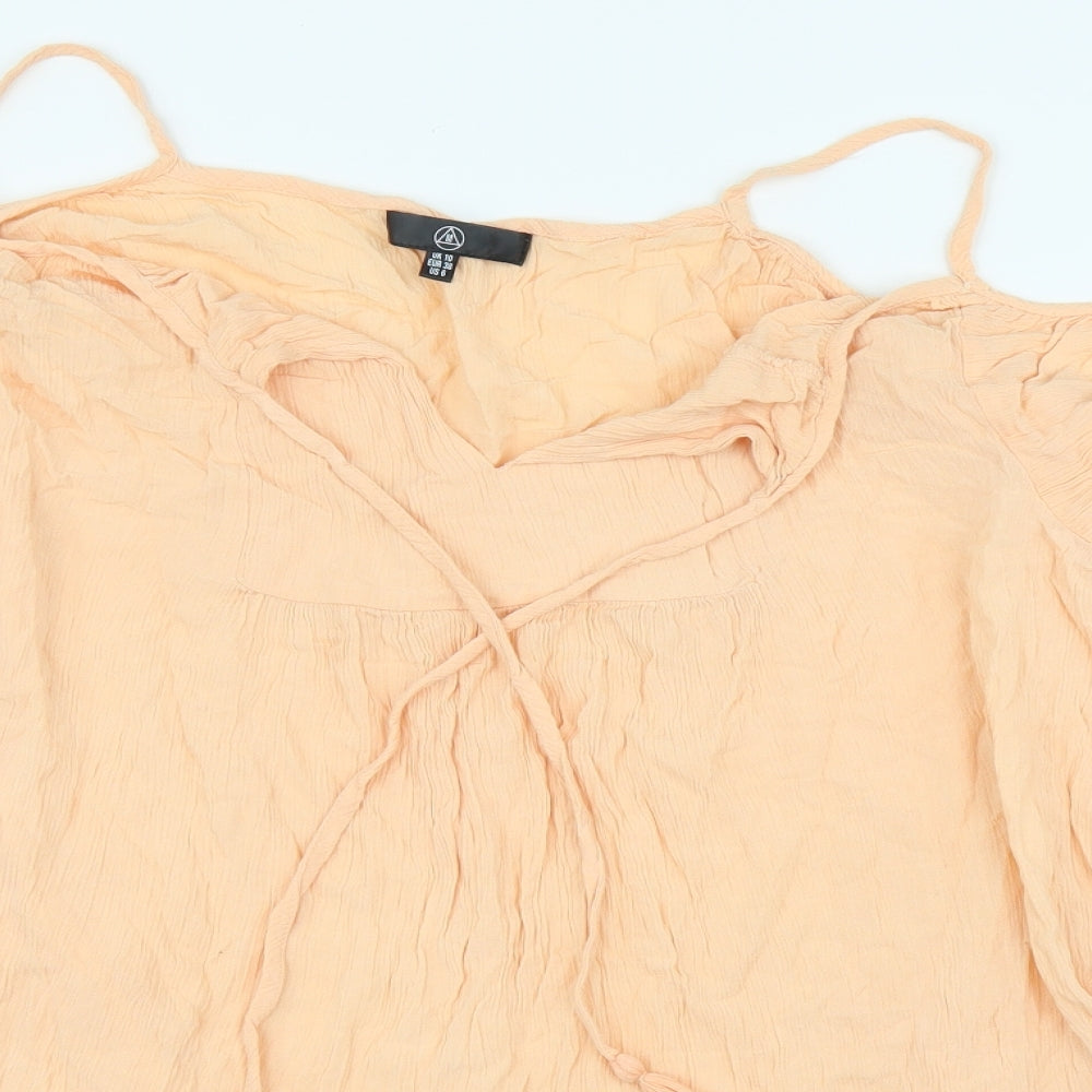 Missguided Womens Pink   Tunic Blouse Size 10