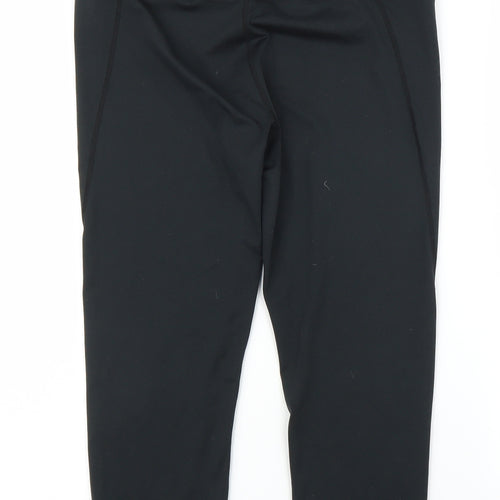 TCA Womens Black   Compression Leggings Size M L18 in