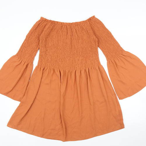 Missguided Womens Orange   A-Line  Size 10