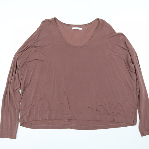 Weekend Womens Purple   Basic Blouse Size L