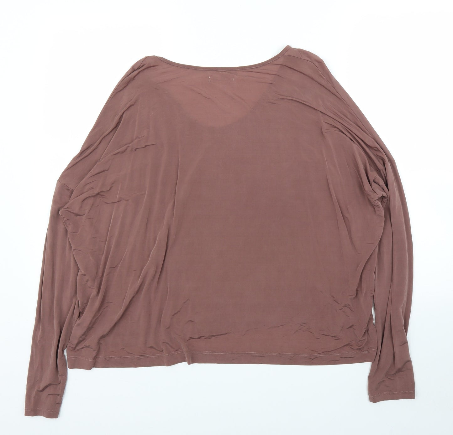 Weekend Womens Purple   Basic Blouse Size L
