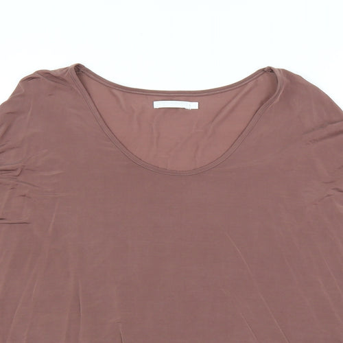 Weekend Womens Purple   Basic Blouse Size L