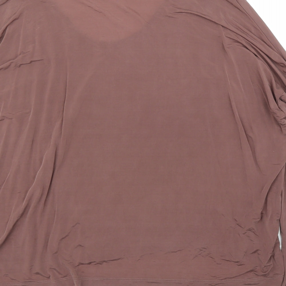 Weekend Womens Purple   Basic Blouse Size L