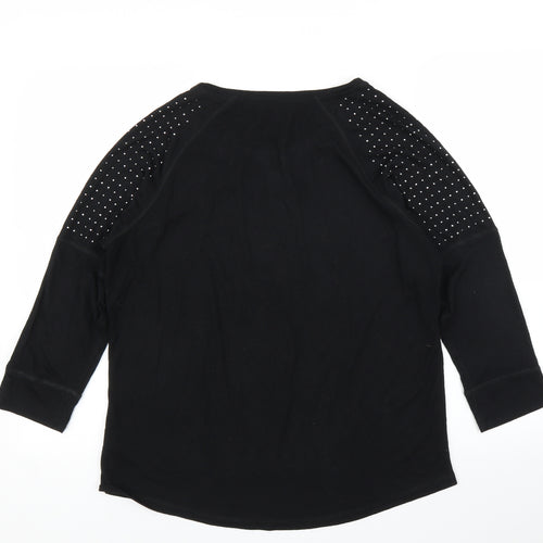 NEXT Womens Black   Basic Blouse Size 14