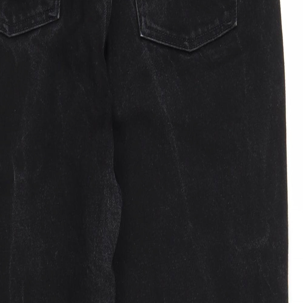 Very Womens Black  Denim Mom Jeans Size 14 L26 in
