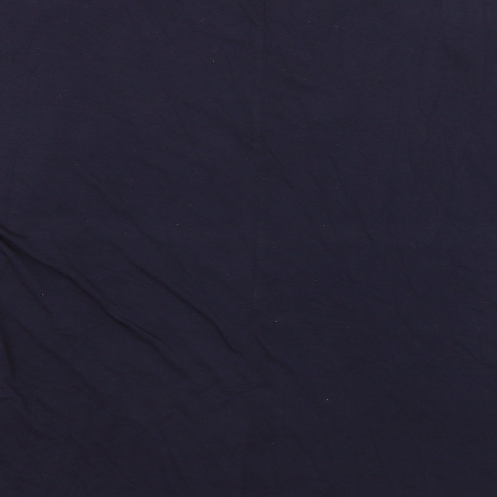 M&S Womens Blue   Basic T-Shirt Size 10