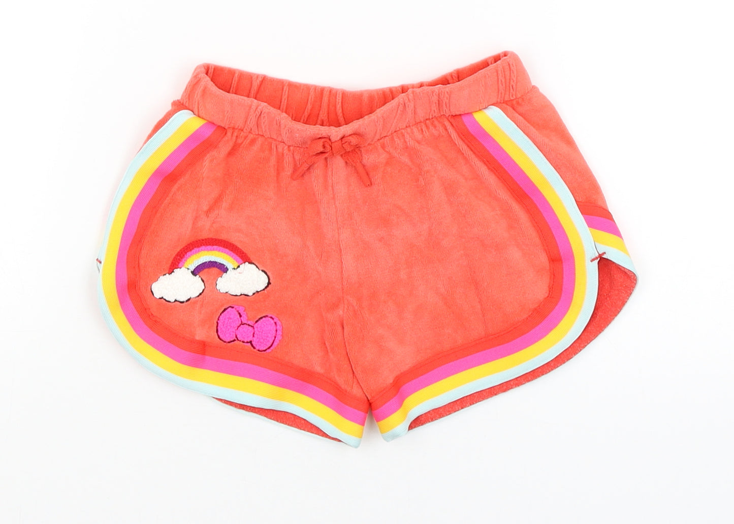 Disney Girls Red   Sweat Shorts Size 2-3 Years