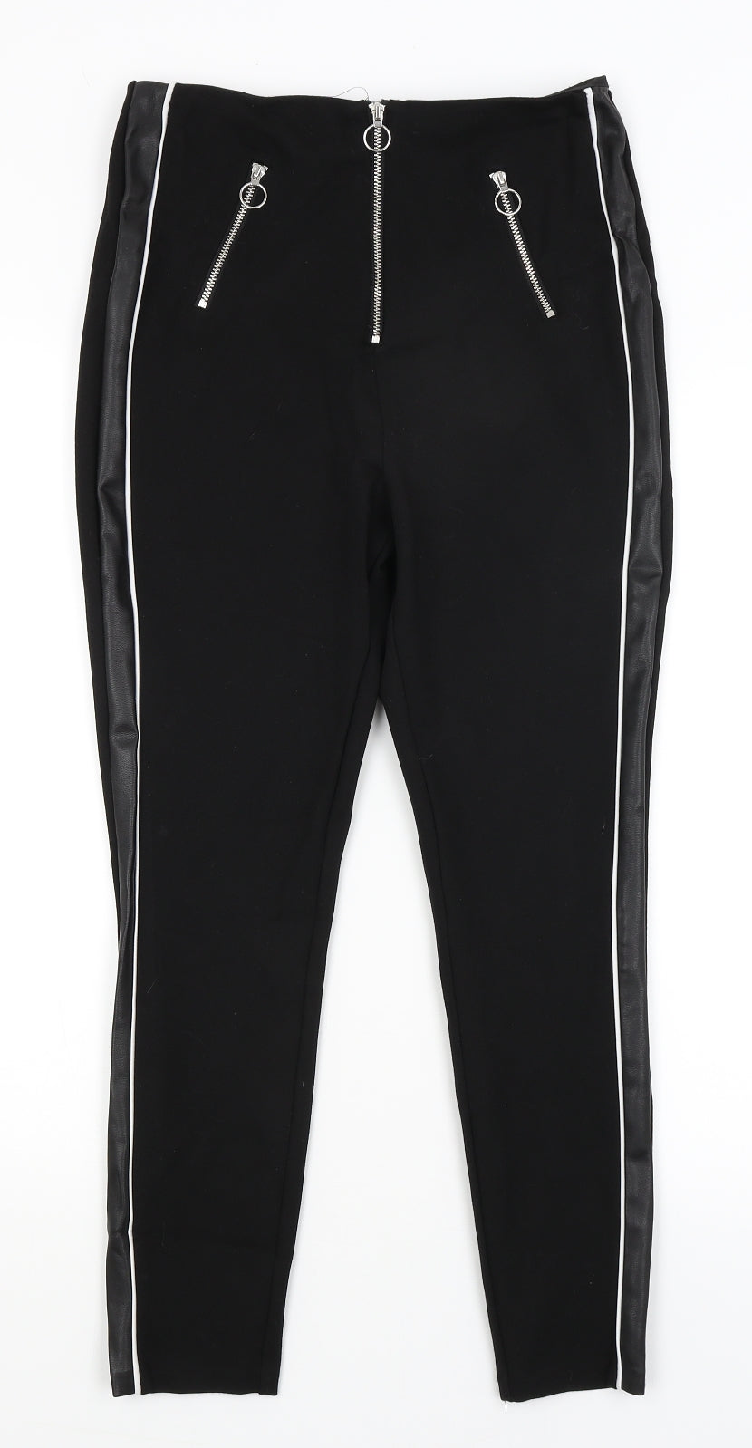 River Island Womens Black   Capri Trousers Size 12 L24 in