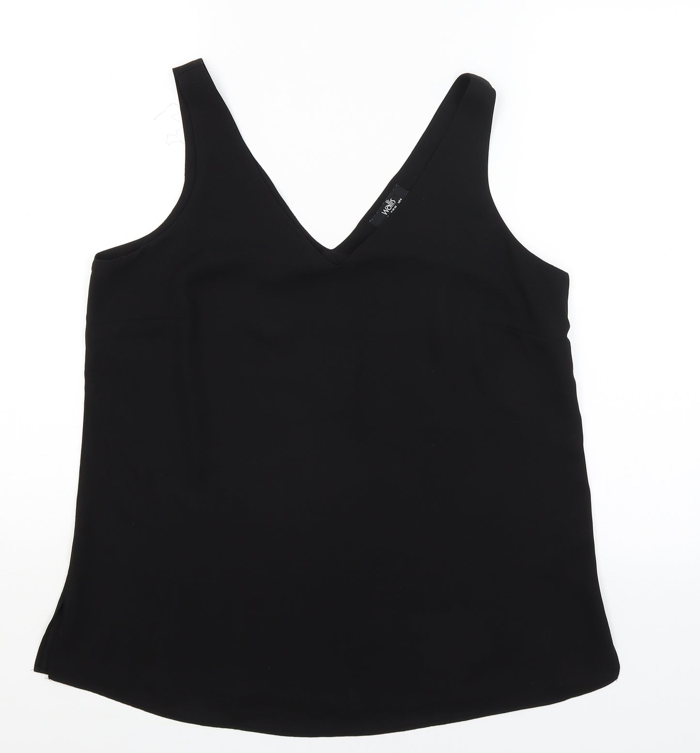 Wallis Womens Black   Basic Tank Size 12