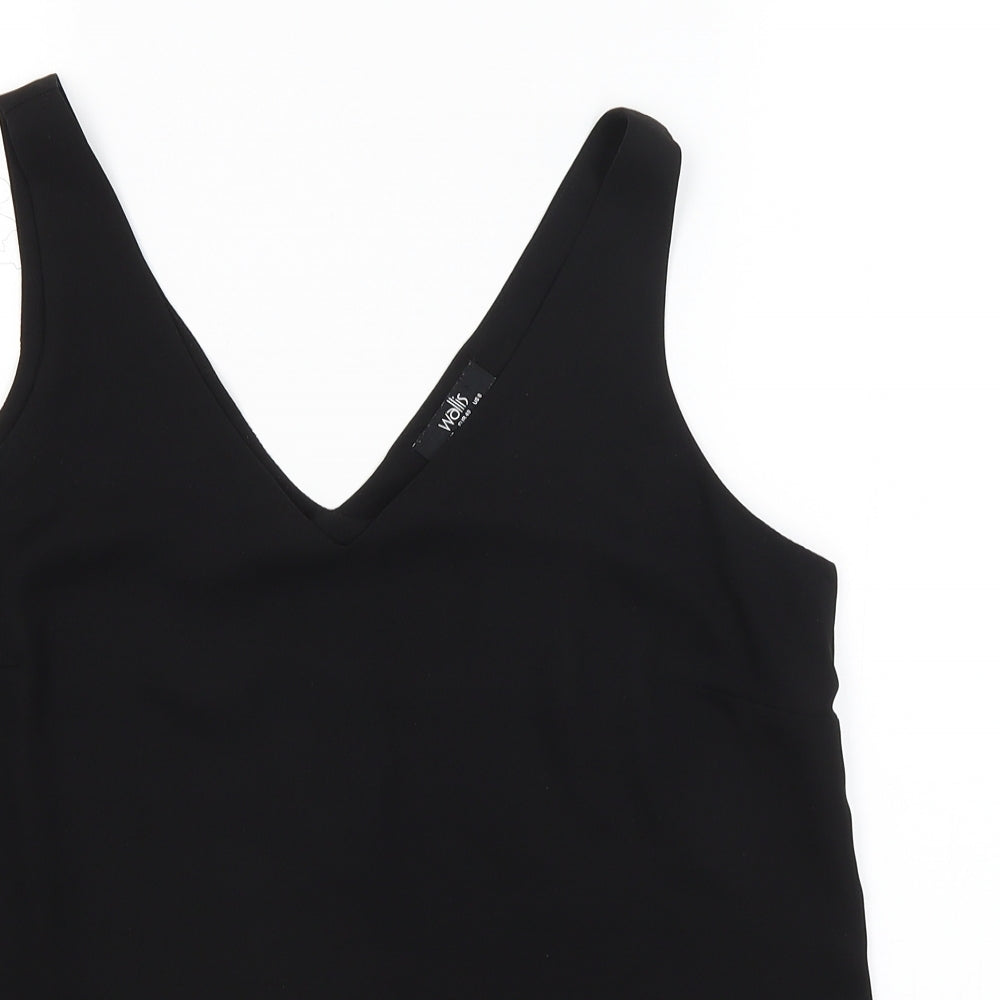 Wallis Womens Black   Basic Tank Size 12