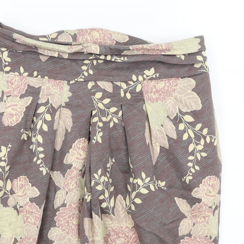 Coast Womens Brown Floral  Straight & Pencil Skirt Size 12
