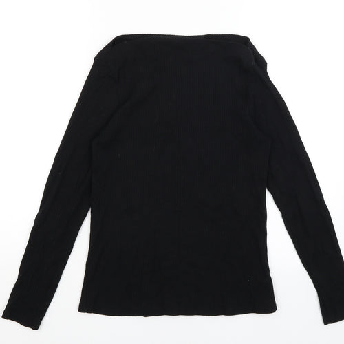 River Island Womens Black   Basic T-Shirt Size 12