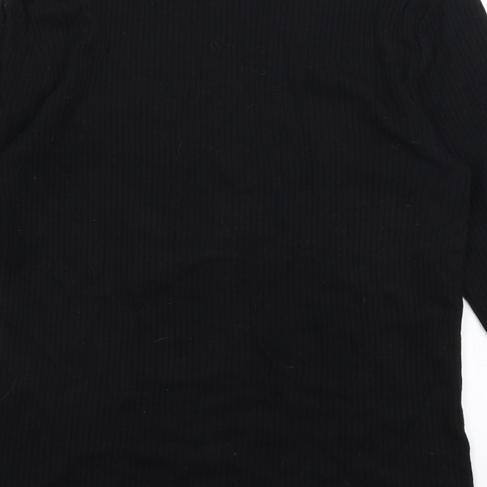 River Island Womens Black   Basic T-Shirt Size 12