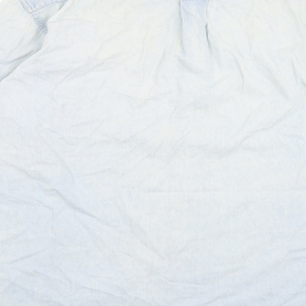 HUGO BOSS Mens Blue    Button-Up Size XL