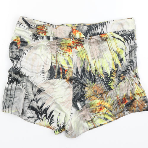 Topshop Womens White   Hot Pants Shorts Size 8