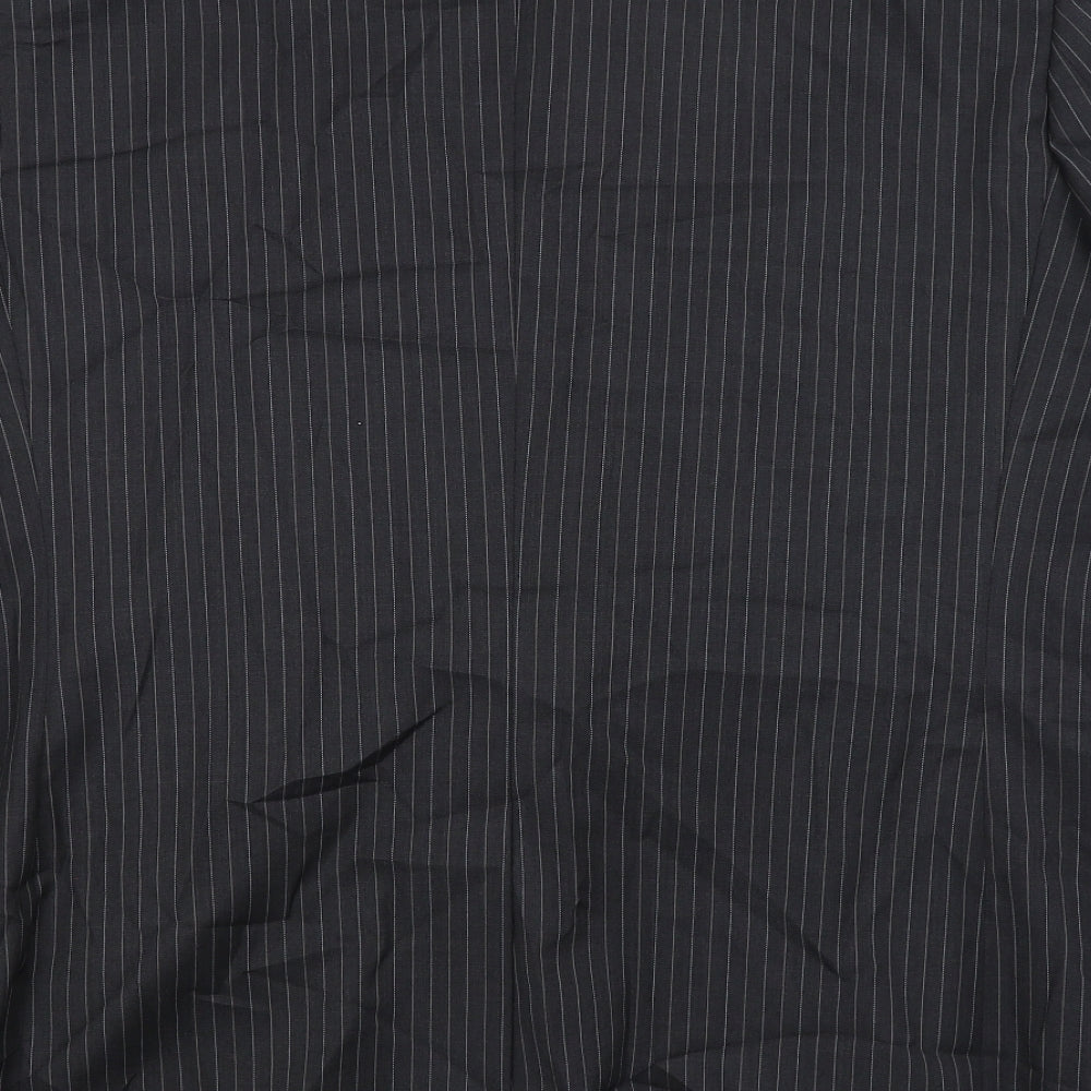 Centaur Mens Grey Striped  Jacket Blazer Size 2XL