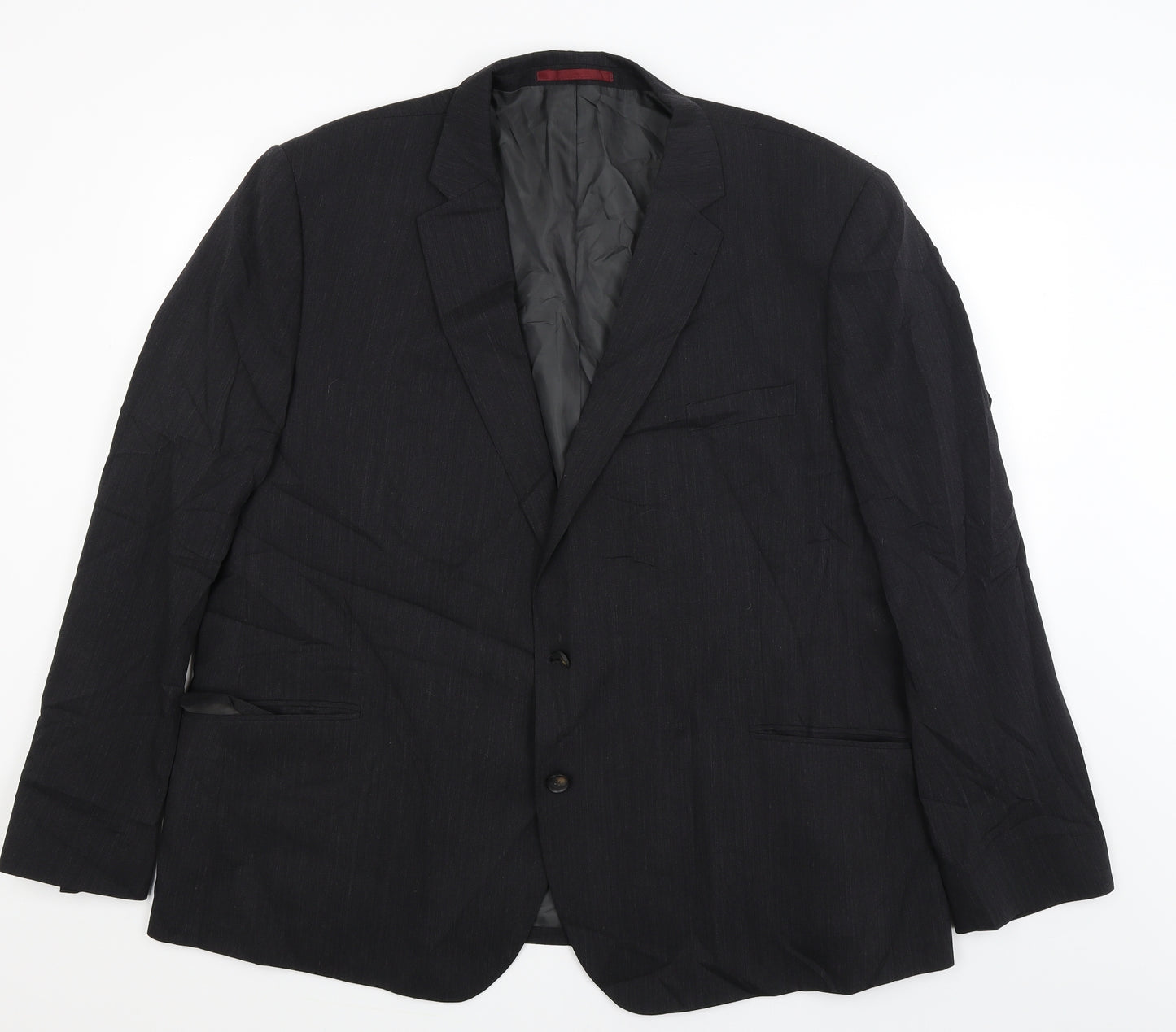 M&S Mens Black   Jacket Blazer Size 2XL