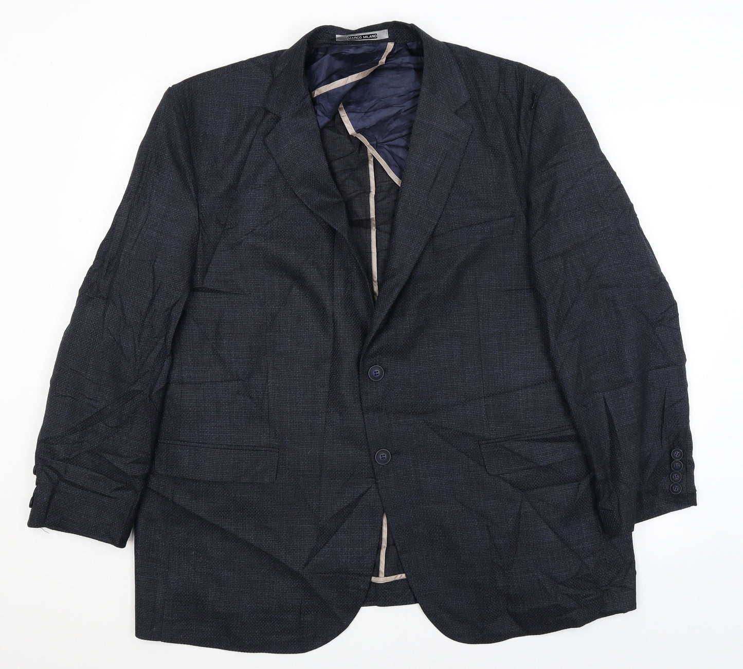 Marco Milano Mens Blue   Jacket Blazer Size 2XL
