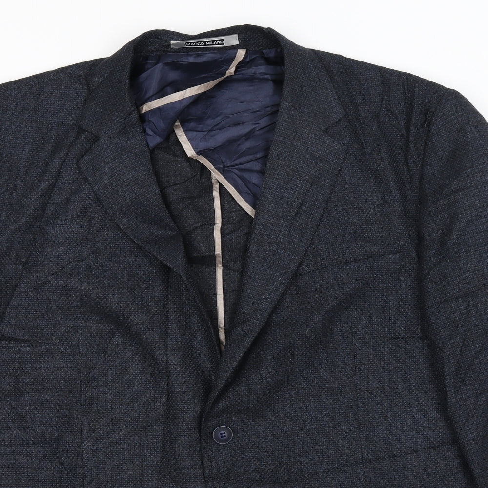 Marco Milano Mens Blue   Jacket Blazer Size 2XL