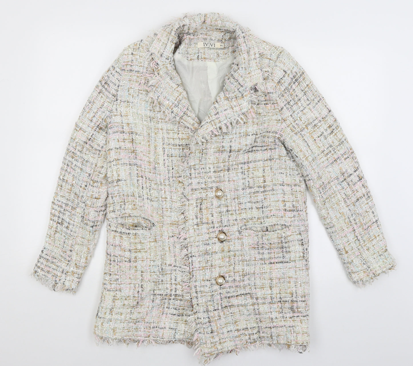 Ivivi Womens Ivory   Jacket  Size M
