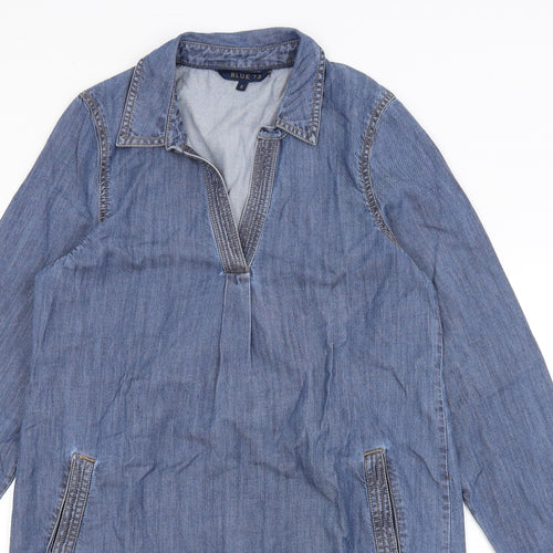 Blue 73 Womens Blue   A-Line  Size 8