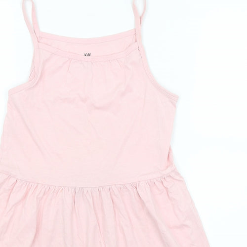 H&M Girls Pink   Fit & Flare  Size 9-10 Years