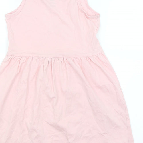 H&M Girls Pink   Fit & Flare  Size 9-10 Years
