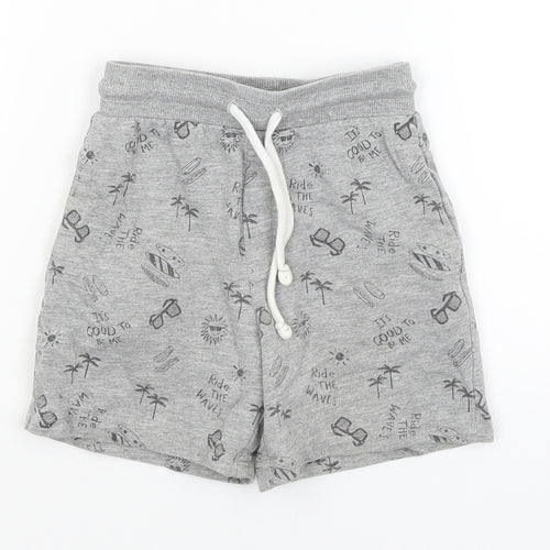 George Boys Grey   Sweat Shorts Size 2-3 Years - Ride the Waves